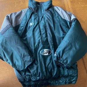 Vintage Eagles Starter Pullover Jacket